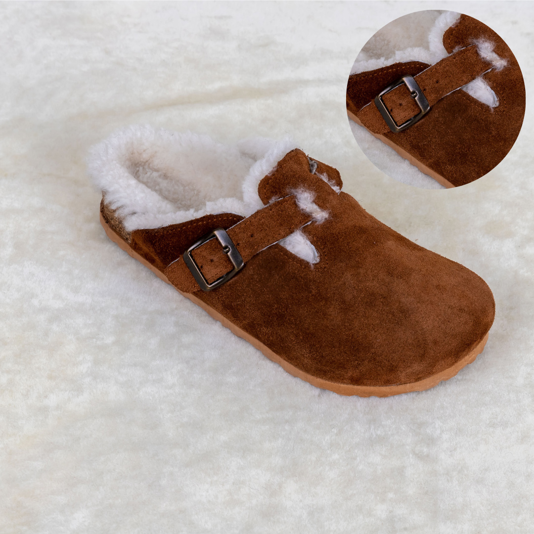Brown Kemerli Ev Ayakkabısı